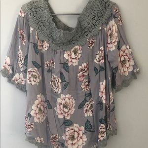 Off the shoulder shirt